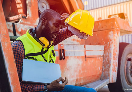 Hot Construction Worker